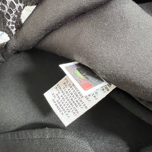 Diane von Furstenberg DVF Betty Black White Lace Embroidered Top Shit Size 0 EUC - Picture 5 of 6